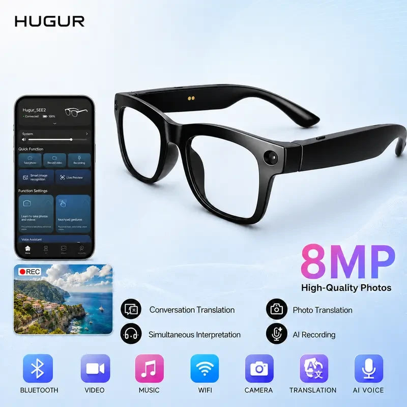 HUGUR AI Smart Glasses