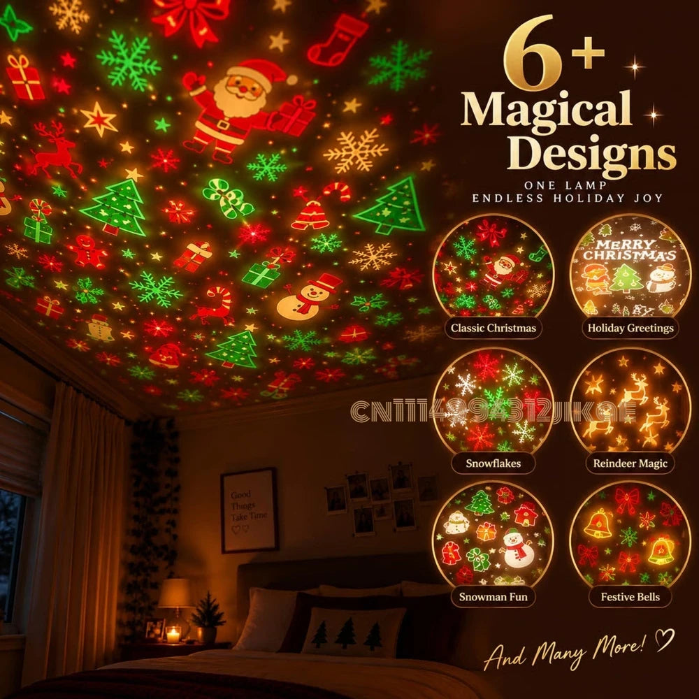 Christmas Projector Light for Indoor Holiday Displays