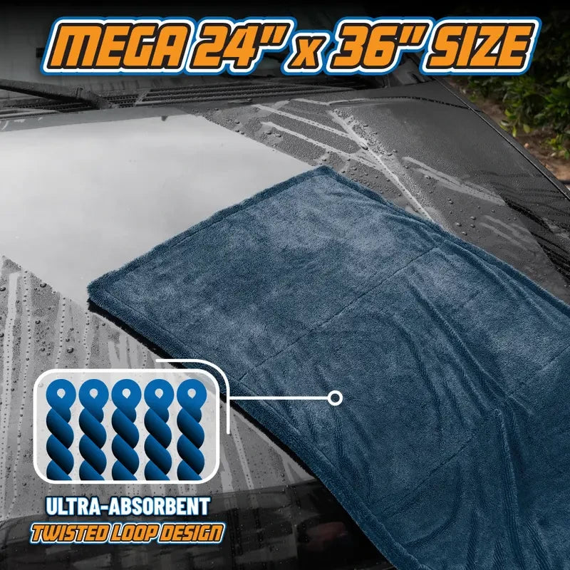 Megalodon Twisted Loop Drying Towel